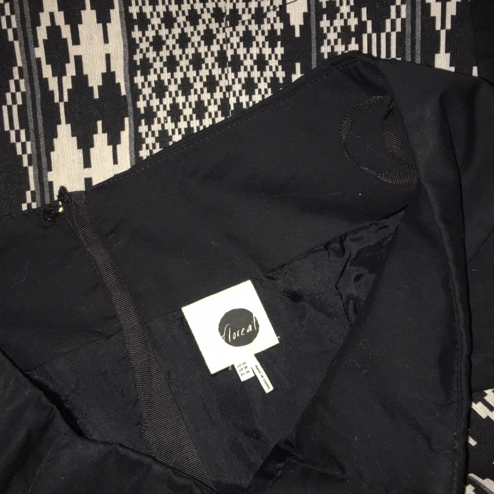Floreat NWT Anthropologie size 4 skirt black NEW - Picture 9 of 9